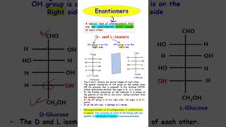 Enantiomers of Monosaccharides carbohydrates biomolecules biochemistry [upl. by Akehs]