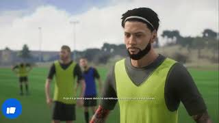 FC24  Modo Carreira Jogador  Jornada Épica até à Aposentadoria  Gameplay PS4  Português PTBR [upl. by Ihab857]