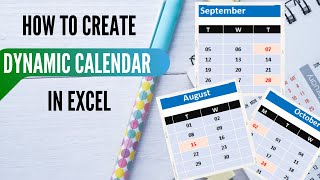 📅 Excel Dynamic Calendar Create a Holiday and Weekend Highlighting Tool 🚀🎉 [upl. by Adnical]