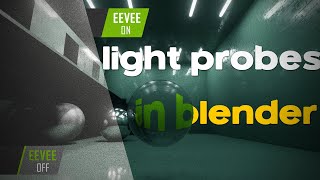 Good Lighting using LIGHTREFLECTION PROBES in BLENDER [upl. by Asiled]