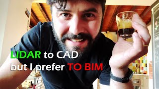 LIDAR 3D scan to CAD but I prefer TO BIM [upl. by Brag]