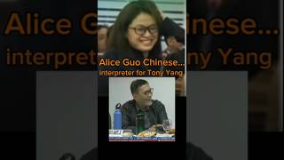 Alice Guo Chinese interpreter for Tony Yang [upl. by Ysor]