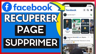 Comment Récupérer Une Page Facebook Supprimer  Très Facile [upl. by Vashtia]