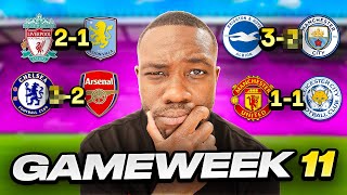 Predicting Gameweek 11 of the Premier League [upl. by Pontias789]