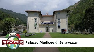 Syusy Blady fra le Ville Medicee Toscane il Palazzo Mediceo di Seravezza  Italia Slow Tour [upl. by Alrac363]