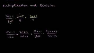 Bruchterme 4  Multiplikation und Division [upl. by Lewanna]