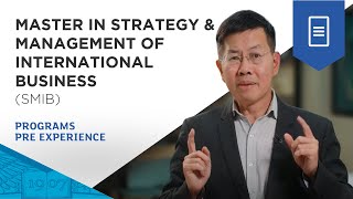 ESSEC Master in Strategy amp Management of International Business SMIB  ESSEC Programs [upl. by Iah]