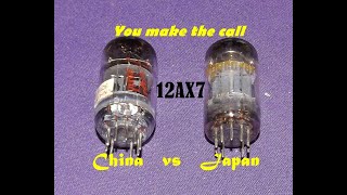 MAGNAVOX JAPAN 12AX7 vs FENDER CHINA 12AX7 Tube Tone Comparison Lace Alumitone DeathBucker [upl. by Eibbil971]