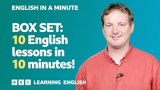 BOX SET English In A Minute 17 – TEN English lessons in 10 minutes [upl. by Janina]