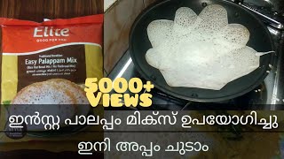 പാലപ്പം ഉണ്ടാക്കാംInstant palappam mix used MY PLAY BOOK [upl. by Ru]