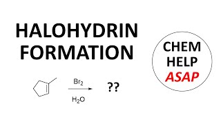 halonium ion reactions with water and alcohols [upl. by Alol]