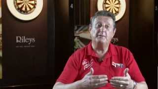 Eric Bristow and Darts Practice Rings [upl. by Gottfried]