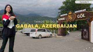 A Day Trip from Baku to Gabala Azerbaijan  Azerbaijani Food  Nohur Lake  Tufandag Mountain Resort [upl. by Mehs209]