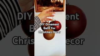 Get creative with chic budgetfriendly DIY ornaments 🎄 diyornaments shorts [upl. by Elagiba13]