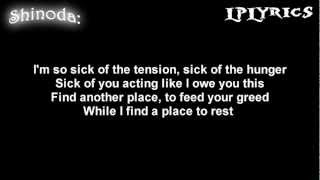 Linkin Park  A Place For My Head Lyrics on screen HD [upl. by Anavas]