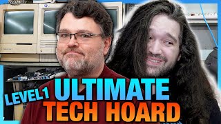 The Ultimate Tech Hoarder Bunker  Wendells Offices Level1 Techs [upl. by Karlyn]