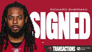 Bucs Sign Richard Sherman  View Highlights [upl. by Nodmac64]