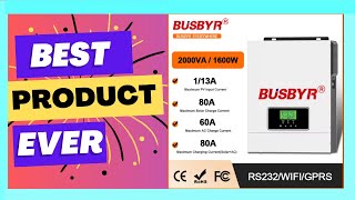 BUSBYR 2000W Hybrid Solar Inverter 12V 220V Pure Sine Wave Inverter 16KW [upl. by Sublett]