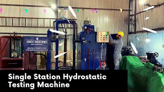 Single Station Hydrostatic Testing Machine for LPG Cylinder [upl. by Neenad]