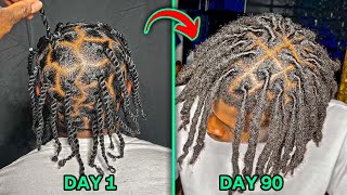 How to Start Dreadlocks With Two Strand Twists [upl. by Benedikta]