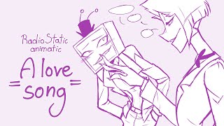 A Love Song  RadioStatic animatic  Hazbin Hotel [upl. by Akcirehs]