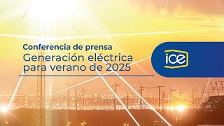 Conferencia de Prensa  Generación eléctrica para verano de 2025 [upl. by Jasisa577]