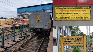 TRAIN ANNOUNCEMENT  12686 MANGALORE CENTRAL  CHENNAI SF EXPRESS AT MAQ  INDIAN RAILWAYS [upl. by Mitchel]