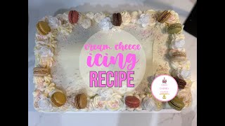 Cream Cheese Frosting Recipe  Very Cherry Cakes [upl. by Venuti]