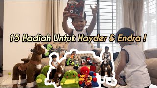 Unboxing Hadiah Birthday Hayder amp Endra   VLOG 2410 [upl. by Fenella]