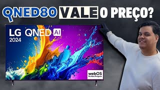 SMART TV LG QNED80  SUPERA A QLED  ReviewAnálise [upl. by Leuqcar]