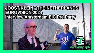 Joost Klein INTERVIEW  EiC  Amsterdam  The Netherlands  Eurovision 2024 [upl. by Nyvek765]