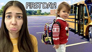 My Sons First Day Of School [upl. by Arabrab]