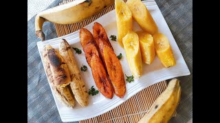 3 façons simples de cuisiner la banane plantain 🔥 🔥🔥 [upl. by Nanni]