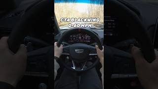 Cadillac CT4V Blackwing 060 MPH Acceleration [upl. by Colver]