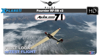 XPlane 11 Fournier RF5B v2  First Look [upl. by Hars]