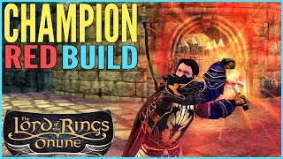 LOTRO Champion Guide Red Line Trait Build  LevelingDPS [upl. by Ellekcir]