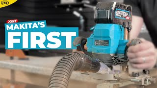 Makitas First 40V Cordless 12quot Router  Quick Look [upl. by Tlevesor730]