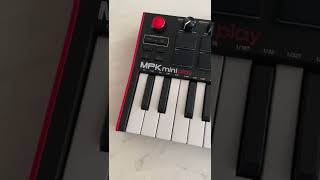 Unboxing the Akai MPK Mini Play [upl. by Inaffit]