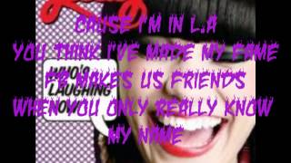 Jessie JWhos Laughing Now LYRICS [upl. by Ellenad]