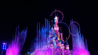 Disney Illumination  Drone Show Disneyland Paris [upl. by Oigres]