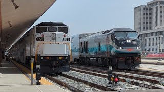 Metrolink Trains at LA Union Station  632024 [upl. by Salamanca]