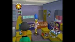 Simpsons Hit and Run Walkthrough Level 4  All Cards Outfits Wasp Cameras and Gags 22 [upl. by Kcirdneked777]