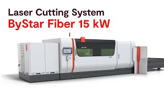 Bystronic Laser Cutting System ByStar Fiber 15 kW English [upl. by Norha87]