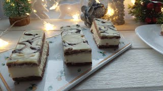 ❄️☃️❄️☃️No bake cake bars chocolate and mascarpone [upl. by Anyahc475]