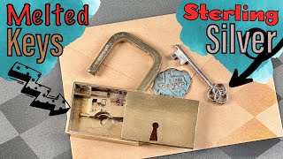 1601 Handmade Lock Made of Melted Keys [upl. by Ylrebnik70]