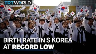 South Korea births at record low for third year [upl. by Eziechiele378]