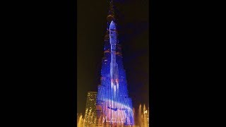 Visions of Dubai Burj Khalifa  Light amp LaserShow 2019 [upl. by Rossing]