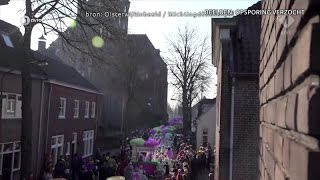 Videobeelden van de steekpartij tijdens carnaval in Oisterwijk [upl. by Kcin797]