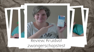 Review zwangerschapstest Kruidvat  de Maffe Mama [upl. by Foster]