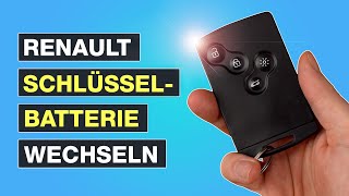 Renault Schlüssel Batterie wechseln So wirds gemacht ✅ Keycard und Schlüsselkarte  Testvenutre [upl. by Fisher]